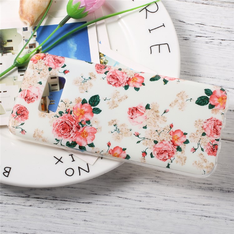 Patterned IMD TPU Skin Soft Case for Samsung Galaxy S8 - Blooming Roses-3