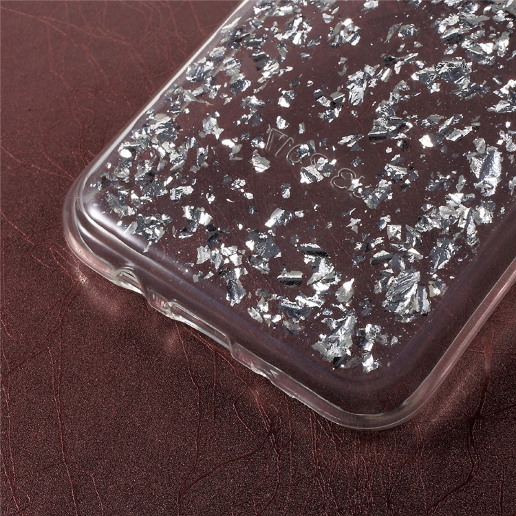 Glitter Sequins Glossy TPU Case for Samsung Galaxy J3 Emerge/J3 Prime/J3 2017 - Silver-5