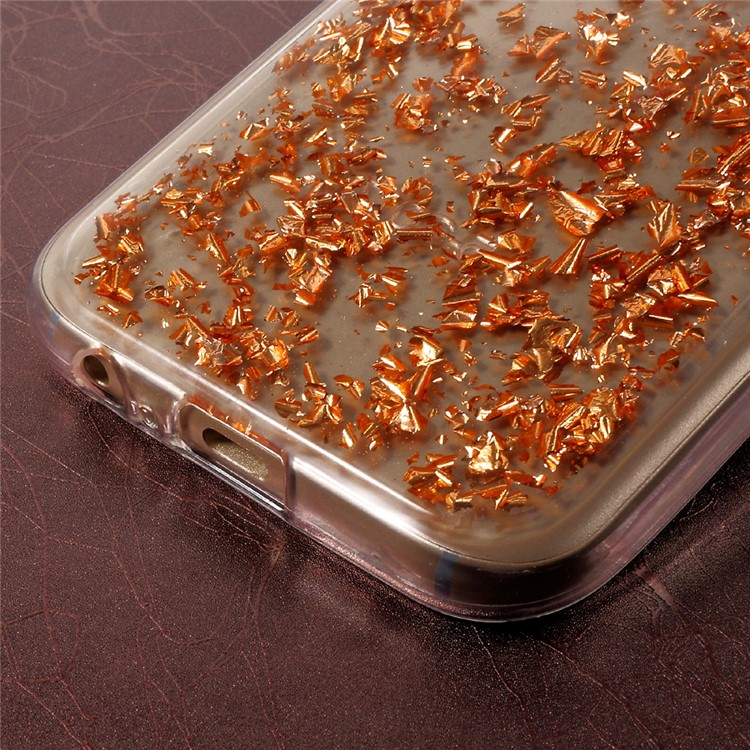 Glitter Sequins Glossy TPU Case for Samsung Galaxy A3 (2017) - Orange-5