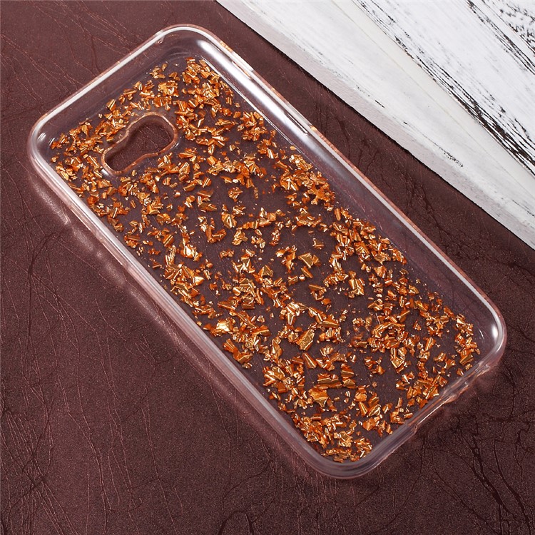 Glitter Sequins Glossy TPU Case for Samsung Galaxy A3 (2017) - Orange-7