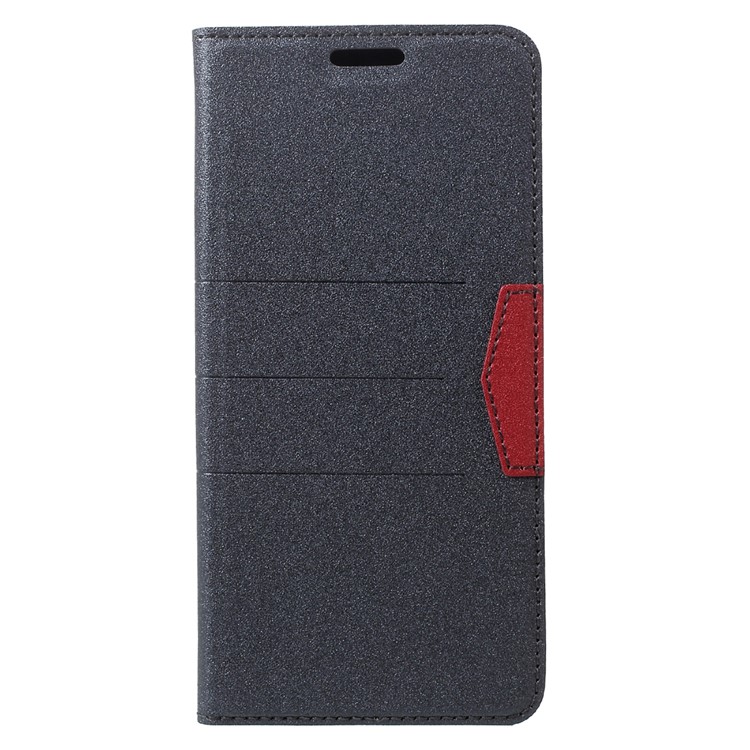 Sand-like Texture Leather Stand Case for Samsung Galaxy S8 Plus - Grey-2
