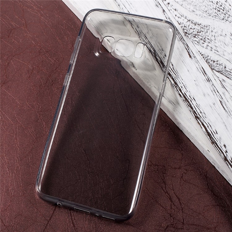 Clear TPU Protection Phone Case for Samsung Galaxy S8 - Grey-6