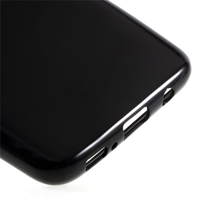 For Samsung Galaxy S8 Solid Color Glossy TPU Case Phone Cover - Black-5