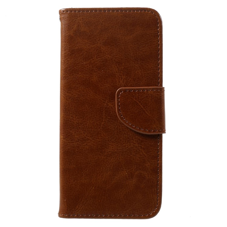 

Crazy Horse Wallet Leather Mobile Phone Case for Samsung Galaxy S8 Plus - Brown, Galaxy S8+