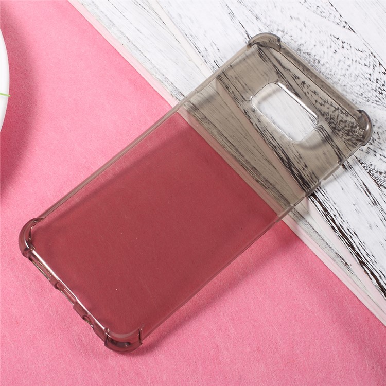 Clear Shockproof TPU Cell Phone Case for Samsung Galaxy S8 - Black-1