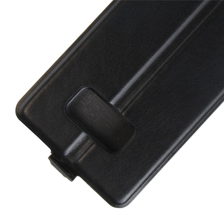 For Samsung Galaxy S8 Card/Photo Slot Vertical Flip Leather Case Crazy Horse Texture - Black-4