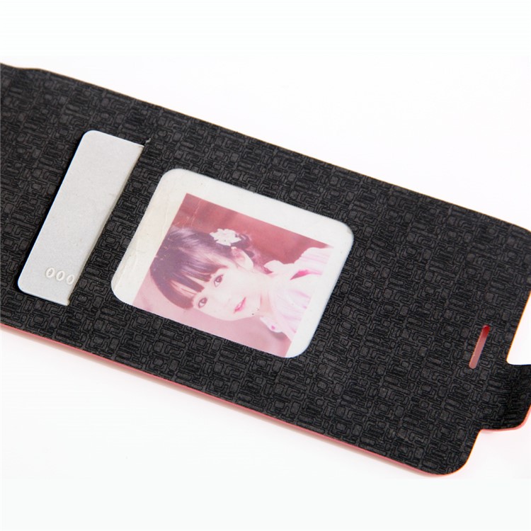 For Samsung Galaxy S8 Card/Photo Slot Vertical Flip Leather Case Crazy Horse Texture - Black-7
