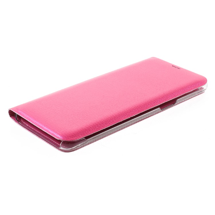 Card Holder Leather Folio Cell Phone Shell for Samsung Galaxy S8 Plus - Rose-4