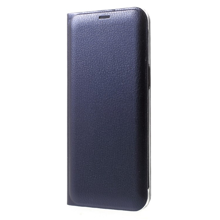 Card Holder Leather Mobile Phone Cover for Samsung Galaxy S8 Plus - Dark Blue-2