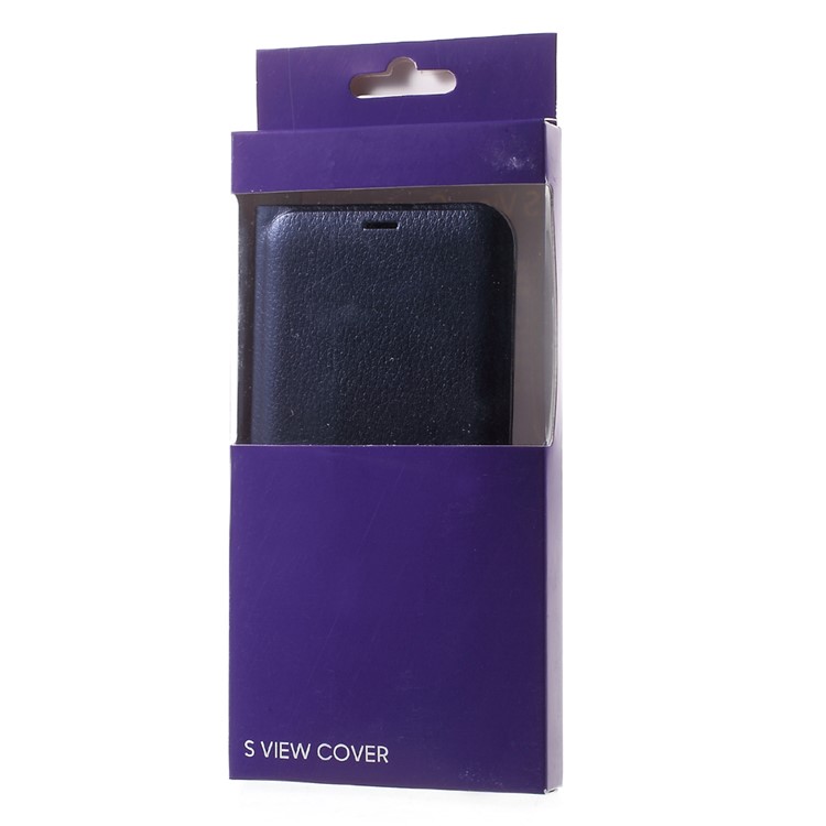 Card Holder Leather Mobile Phone Cover for Samsung Galaxy S8 Plus - Dark Blue-7