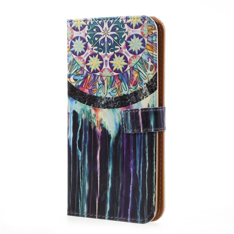 Pattern Printing Leather Stand Cover with Card Slots for Samsung Galaxy S8 Plus - Dream Catcher-2