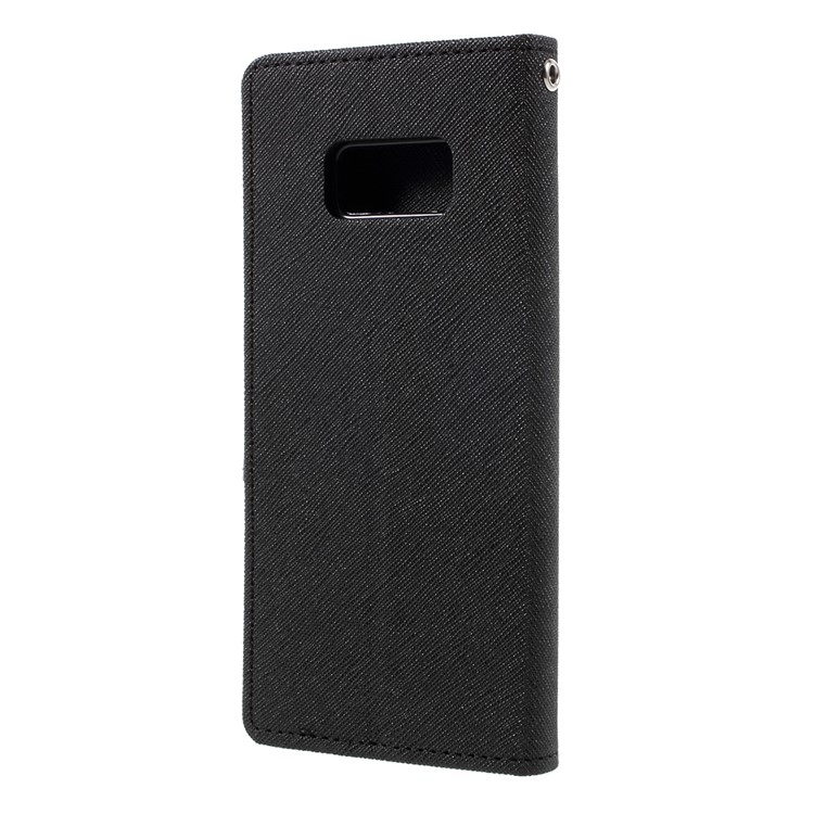 MERCURY GOOSPERY Fancy Diary Leather Wallet Case for Samsung Galaxy S8 - Black-2