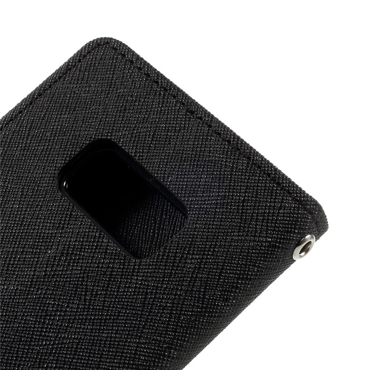 MERCURY GOOSPERY Fancy Diary Leather Wallet Case for Samsung Galaxy S8 - Black-8
