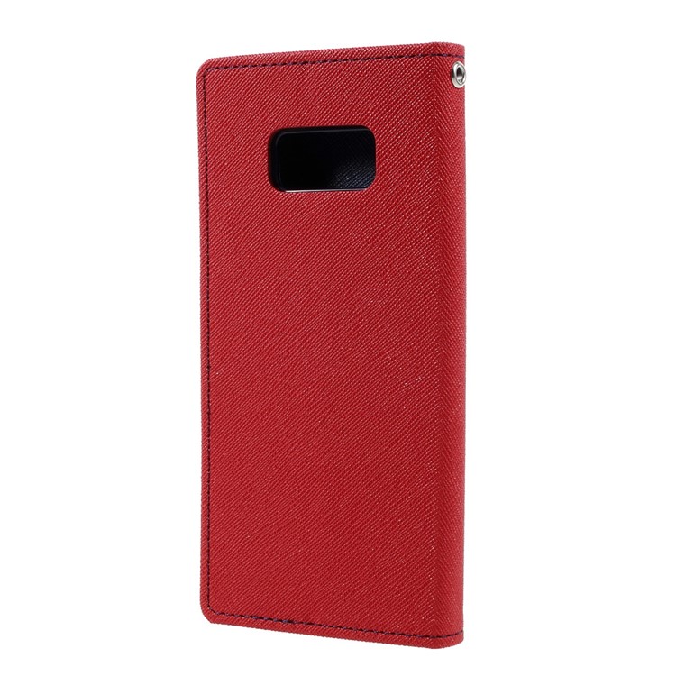 MERCURY GOOSPERY Fancy Diary Wallet Leather Cover for Samsung Galaxy S8 - Red-3