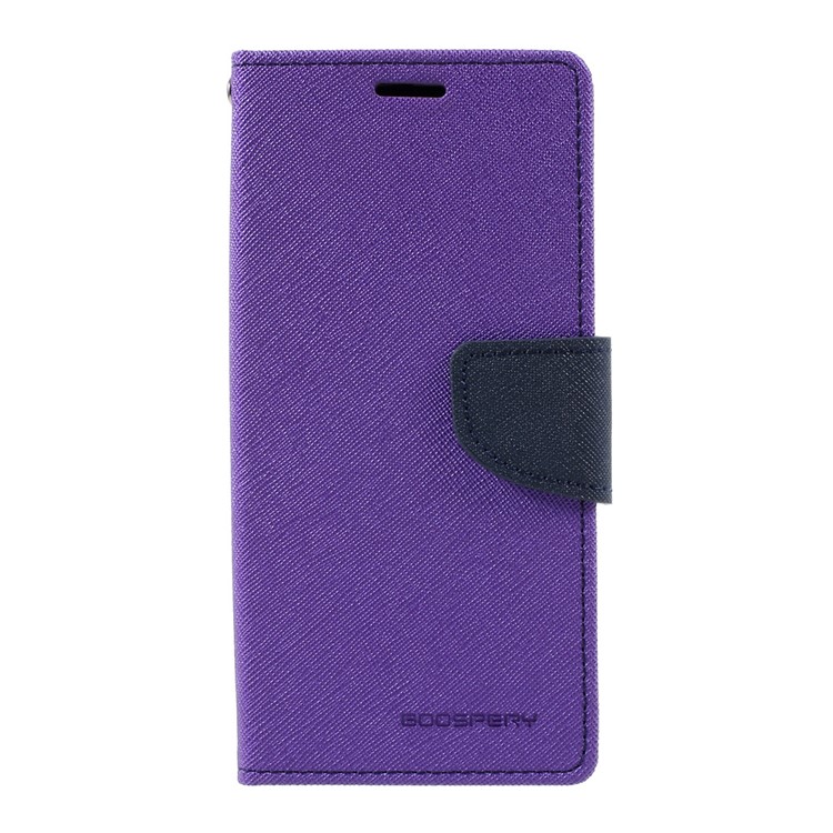 MERCURY GOOSPERY Leather Magnetic Wallet Cover for Samsung Galaxy S8 - Purple-1