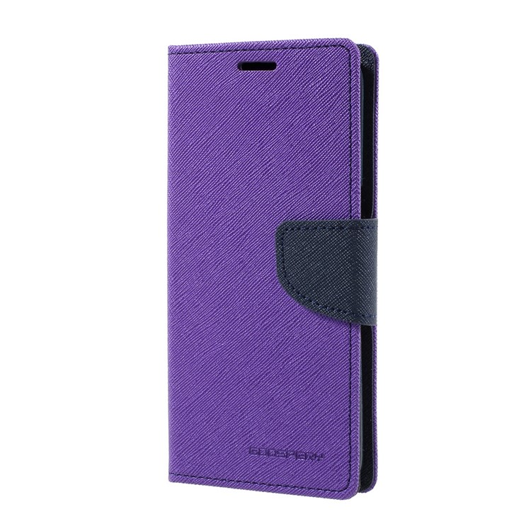 MERCURY GOOSPERY Leather Magnetic Wallet Cover for Samsung Galaxy S8 - Purple-2