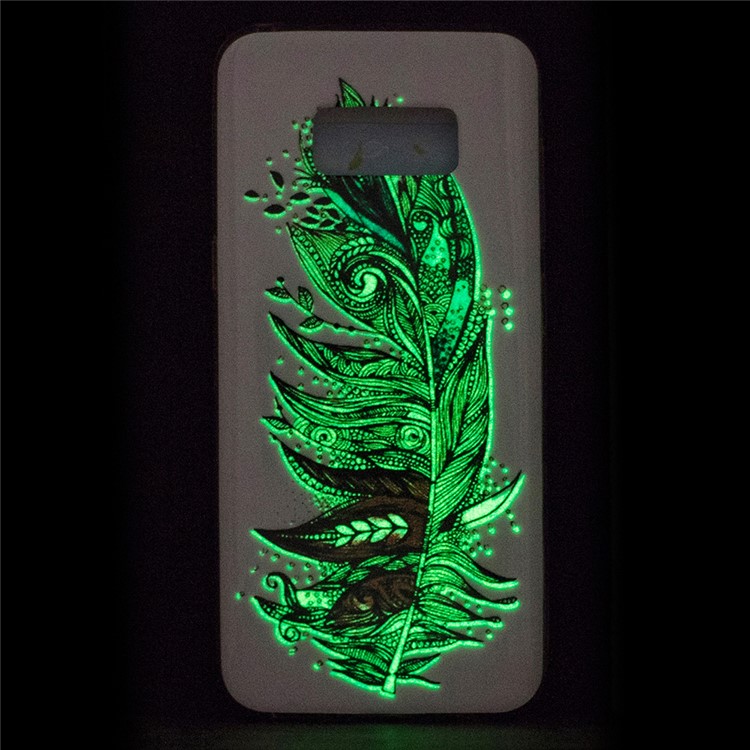 Para Samsung Galaxy S8 Noctilucent IMD TPU Case de Teléfonos Móviles - Pluma Tribal-5