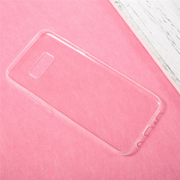 Ultra-thin TPU Case for Samsung Galaxy S8 Plus - Transparent-2