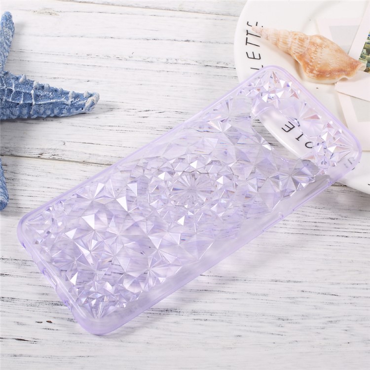 

SULADA 3D Diamond Pattern Soft TPU Mobile Shell for Samsung Galaxy S8 - Purple