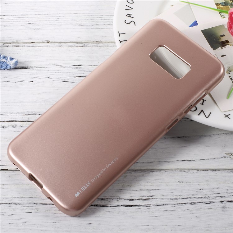 MERCURY GOOSPERY Metallic TPU Mobile Casing for Samsung Galaxy S8 Plus - Rose Gold-1