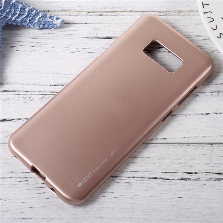 MERCURY GOOSPERY Metallic TPU Mobile Casing for Samsung Galaxy S8 Plus - Rose Gold-2
