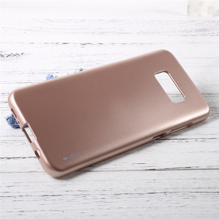MERCURY GOOSPERY Metallic TPU Mobile Casing for Samsung Galaxy S8 Plus - Rose Gold-3