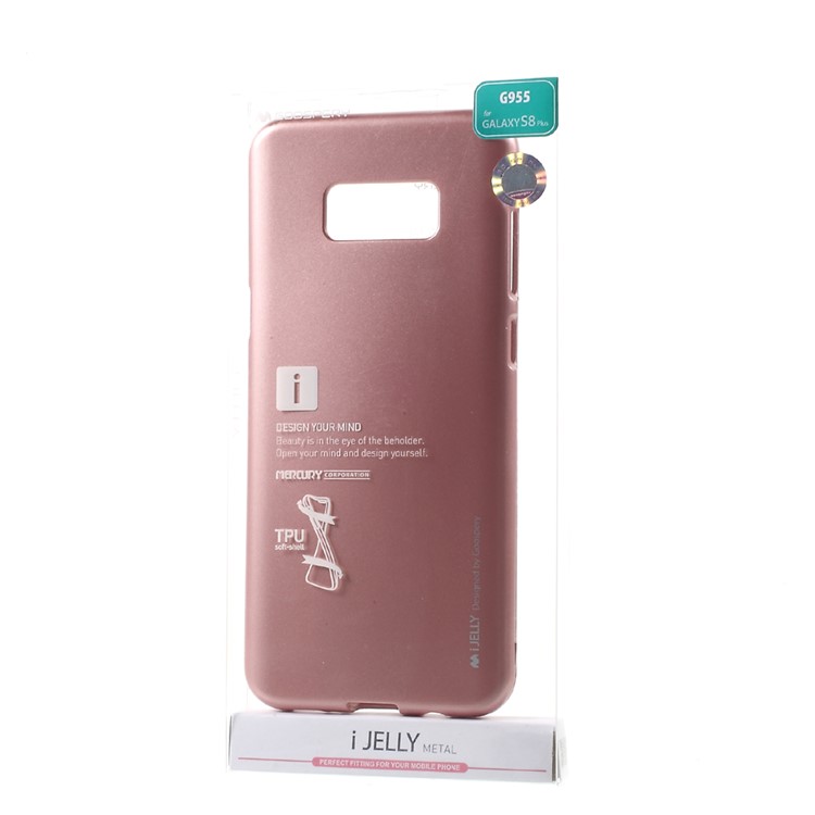 MERCURY GOOSPERY Metallic TPU Mobile Casing for Samsung Galaxy S8 Plus - Rose Gold-5