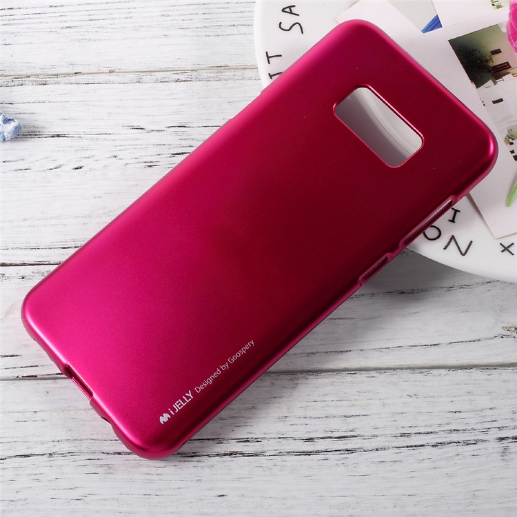 MERCURY GOOSPERY i JELLY Metallic TPU Skin Cover for Samsung Galaxy S8 - Rose-1