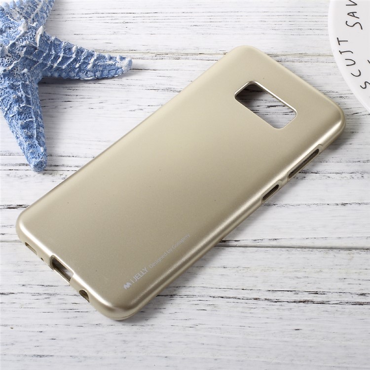 MERCURY GOOSPERY Metallic TPU Soft Back Case for Samsung Galaxy S8 - Gold-2