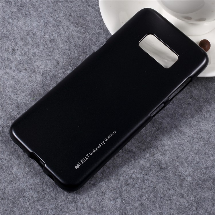 MERCURY GOOSPERY i JELLY Metallic TPU Case Accessory for Samsung Galaxy S8 - Black-1