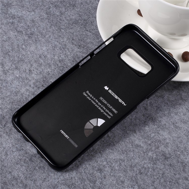 MERCURY GOOSPERY i JELLY Metallic TPU Case Accessory for Samsung Galaxy S8 - Black-2