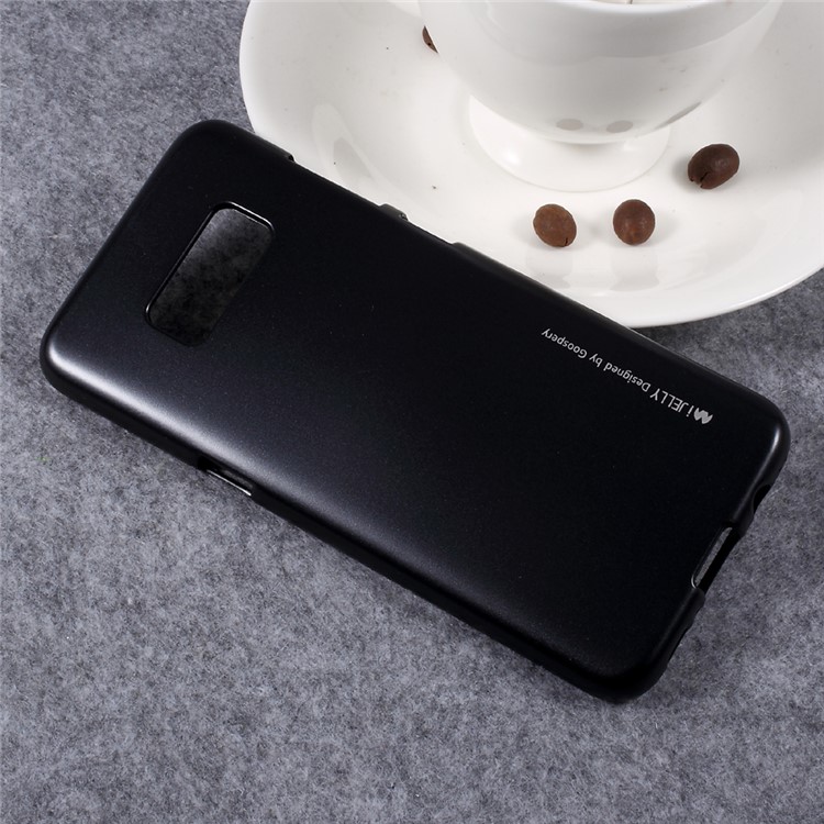 MERCURY GOOSPERY i JELLY Metallic TPU Case Accessory for Samsung Galaxy S8 - Black-3