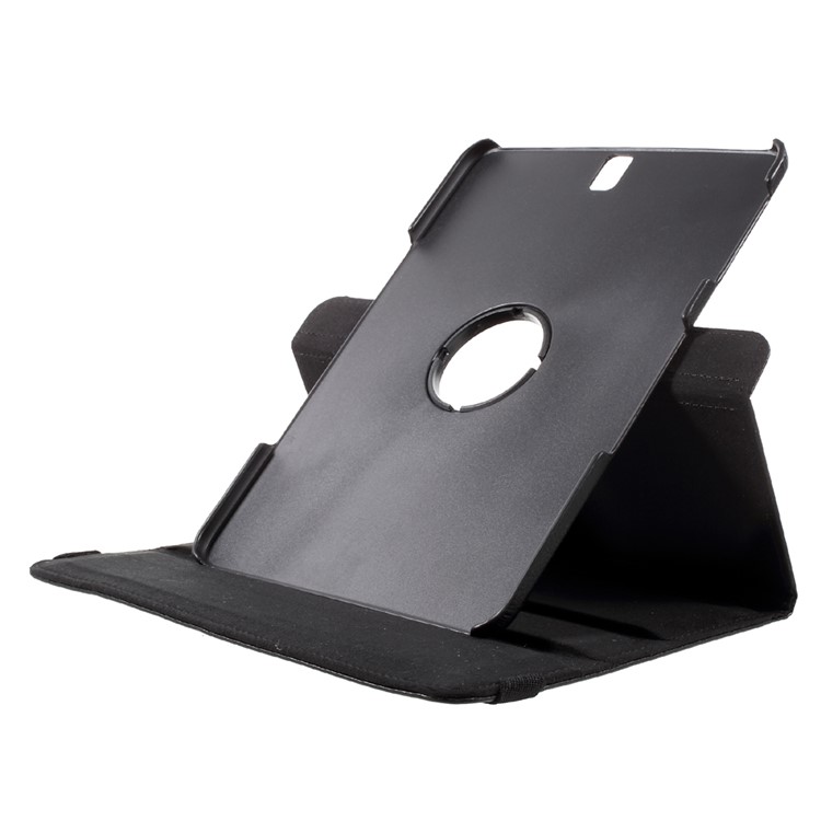 360 Degree Rotary Stand Flip Leather Case Cover for Samsung Galaxy Tab S3 9.7'' - Black-10
