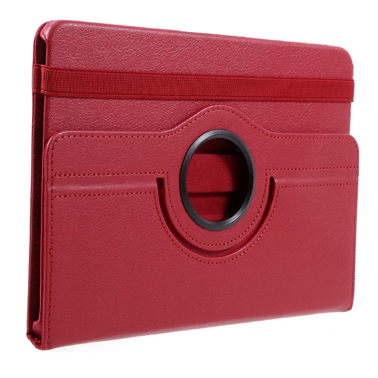 Flip Leather Case with Rotary Stand for Samsung Galaxy Tab S3 9.7'' - Red-4