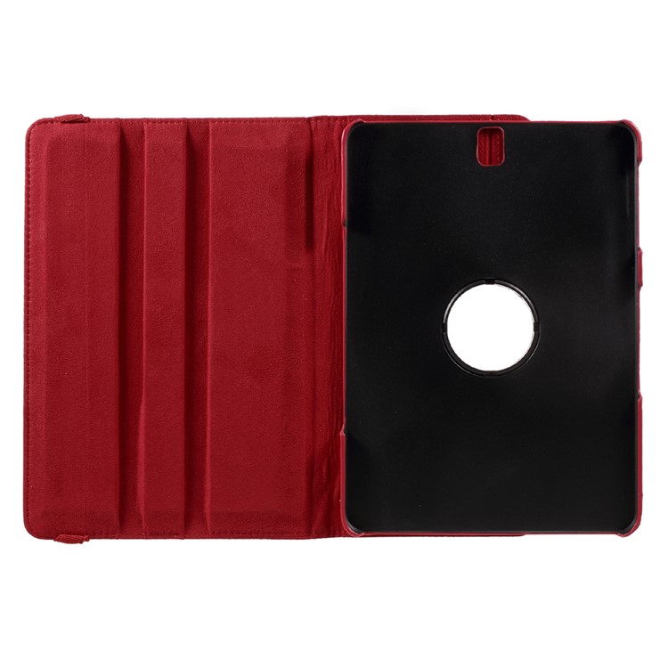 Flip Leather Case with Rotary Stand for Samsung Galaxy Tab S3 9.7'' - Red-9