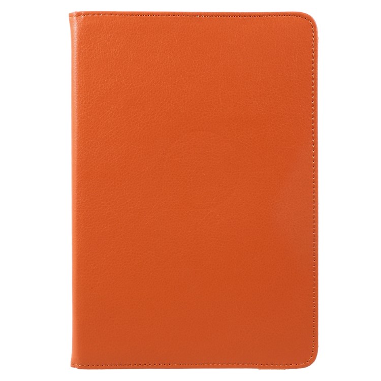 360 Degree Rotary Stand Flip Litchi Grain Leather Case Cover for Samsung Galaxy Tab S3 9.7'' - Orange-3
