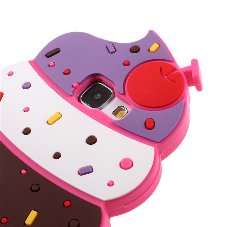 3D Cherry Ice Cream Silicone Phone Case for Samsung Galaxy A5 A510 (2016) - Rose-4