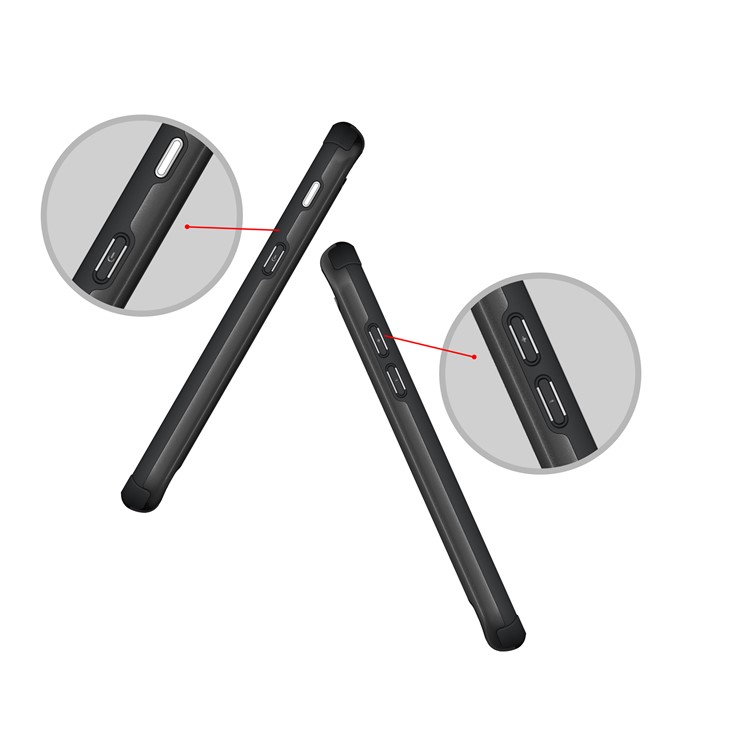 Metal Ring Holder Kickstand PC + TPU Hybrid Case for Samsung Galaxy A5 (2017) A520 - Black-6