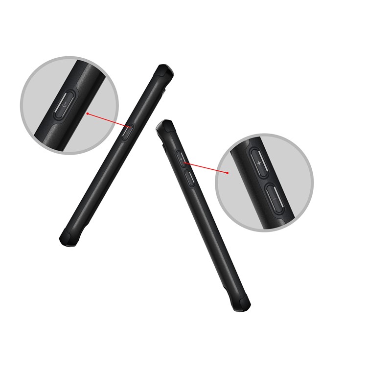 Metal Ring Holder Kickstand PC + TPU Hybrid Phone Case for Samsung Galaxy S7 Edge - Black-6