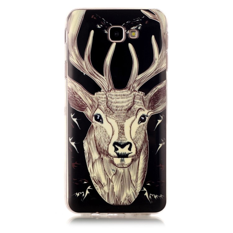 Luminous Glow Patterned TPU Phone Cover for Samsung Galaxy J5 Prime/On5 2016 - Elk-2