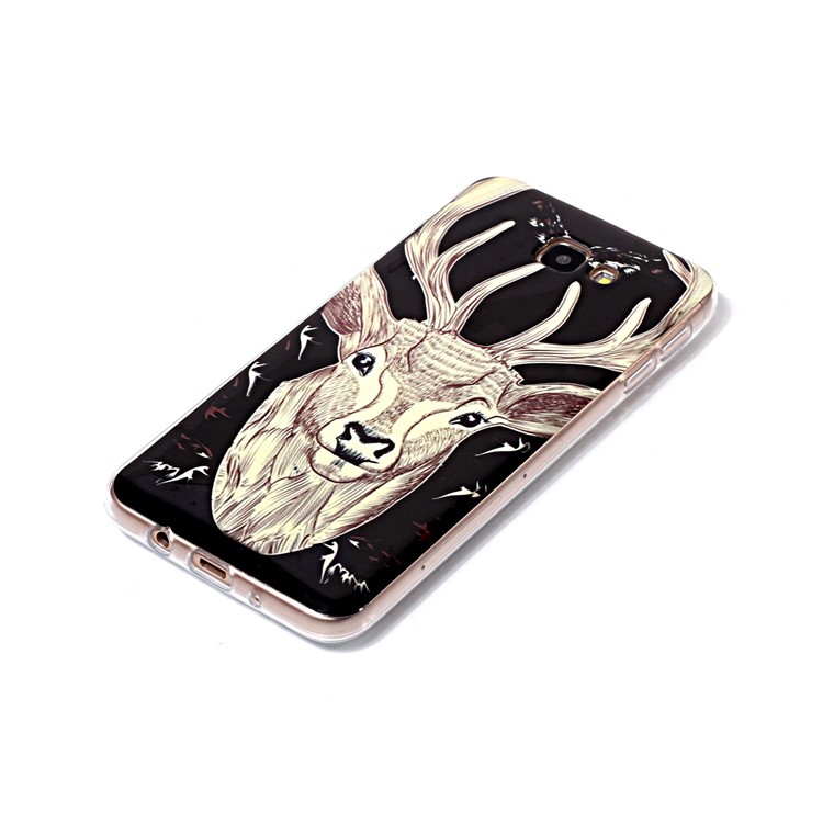 Luminous Glow Patterned TPU Phone Cover for Samsung Galaxy J5 Prime/On5 2016 - Elk-3