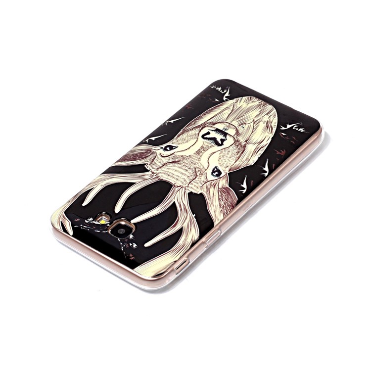 Luminous Glow Patterned TPU Phone Cover for Samsung Galaxy J5 Prime/On5 2016 - Elk-4