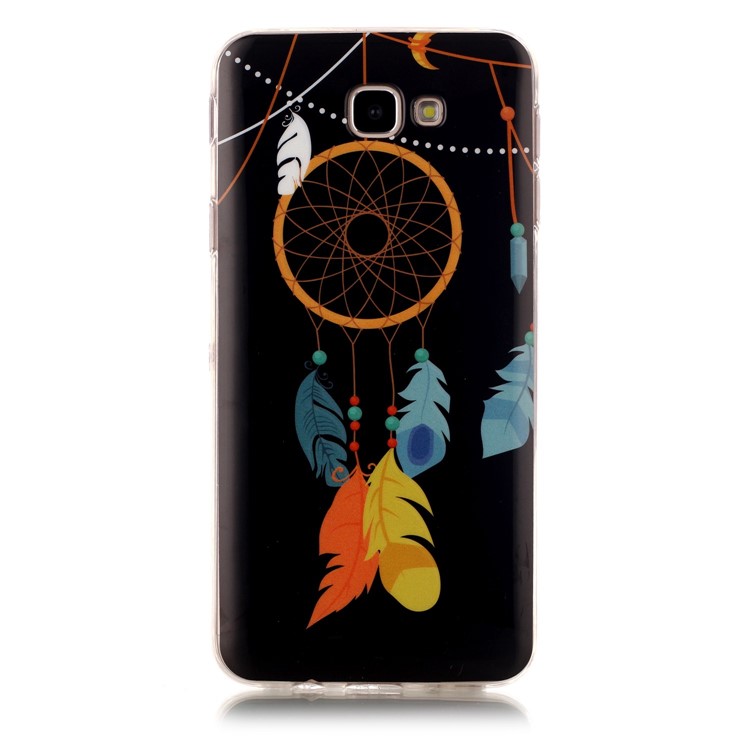 IMD TPU Noctilucent Case for Samsung Galaxy J7 Prime/On7 2016 - Feather Dreamcatcher-2