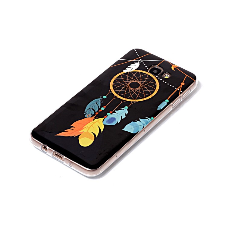 IMD TPU Noctilucent Case for Samsung Galaxy J7 Prime/On7 2016 - Feather Dreamcatcher-3