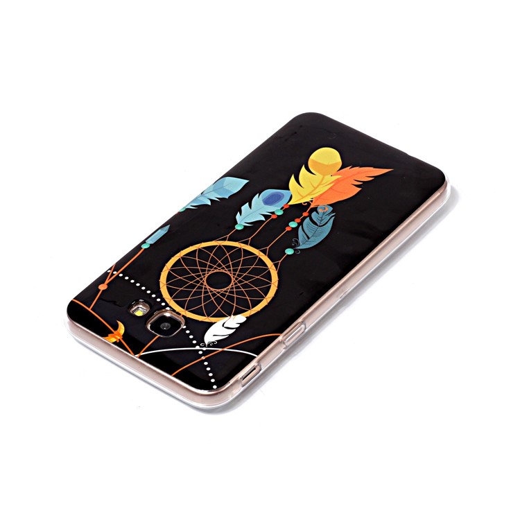 IMD TPU Noctilucent Case for Samsung Galaxy J7 Prime/On7 2016 - Feather Dreamcatcher-4