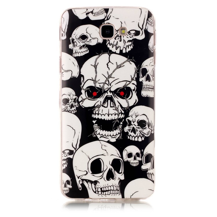 Luminous Glow in the Dark IMD TPU Case for Samsung Galaxy J7 Prime/On7 2016 - Skulls-2
