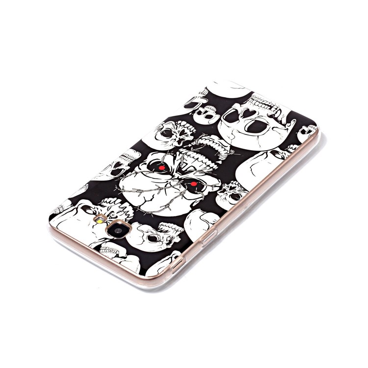Luminous Glow in the Dark IMD TPU Case for Samsung Galaxy J7 Prime/On7 2016 - Skulls-4