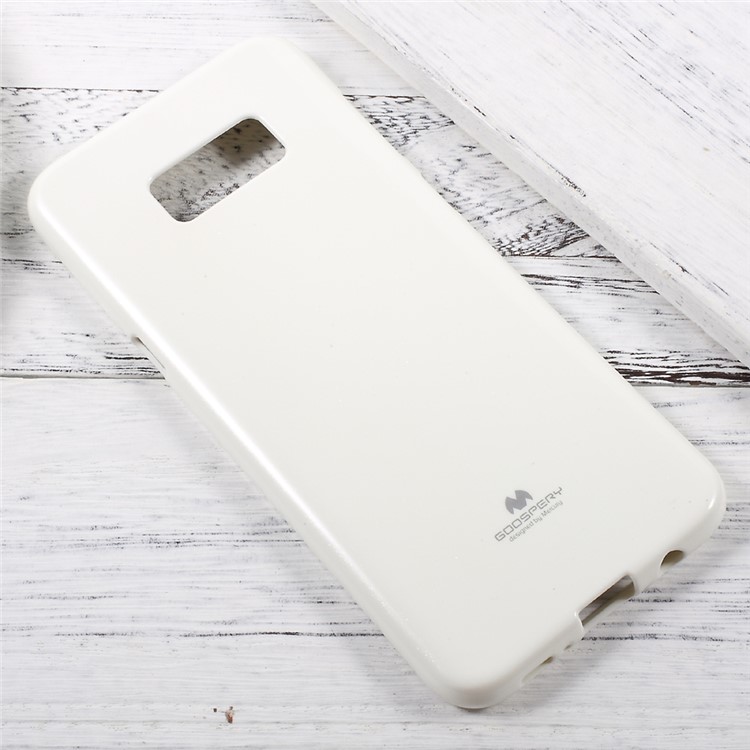 MERCURY GOOSPERY Flash Powder TPU Cover Case for Samsung Galaxy S8 - White-2