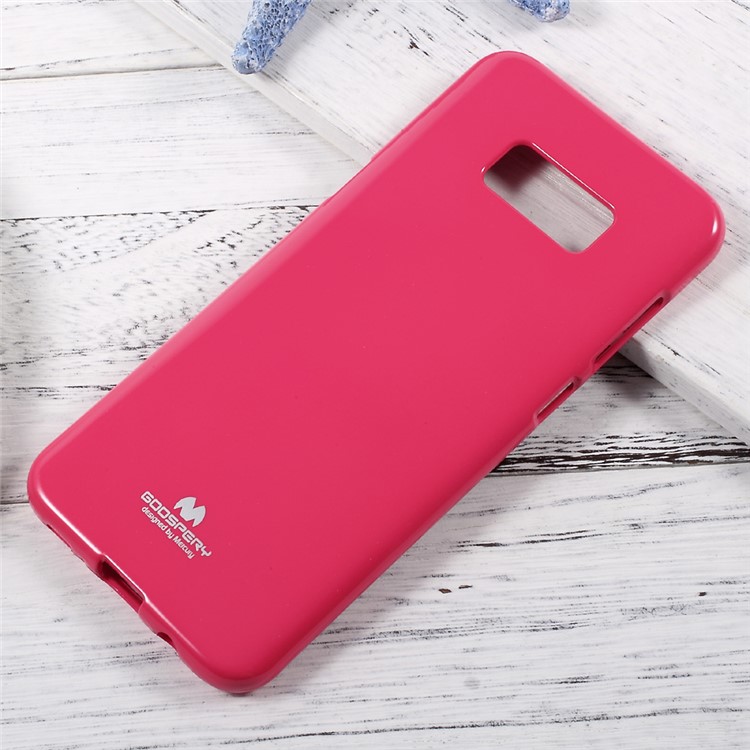 MERCURY GOOSPERY Flash Powder TPU Soft Case for Samsung Galaxy S8 - Rose-1