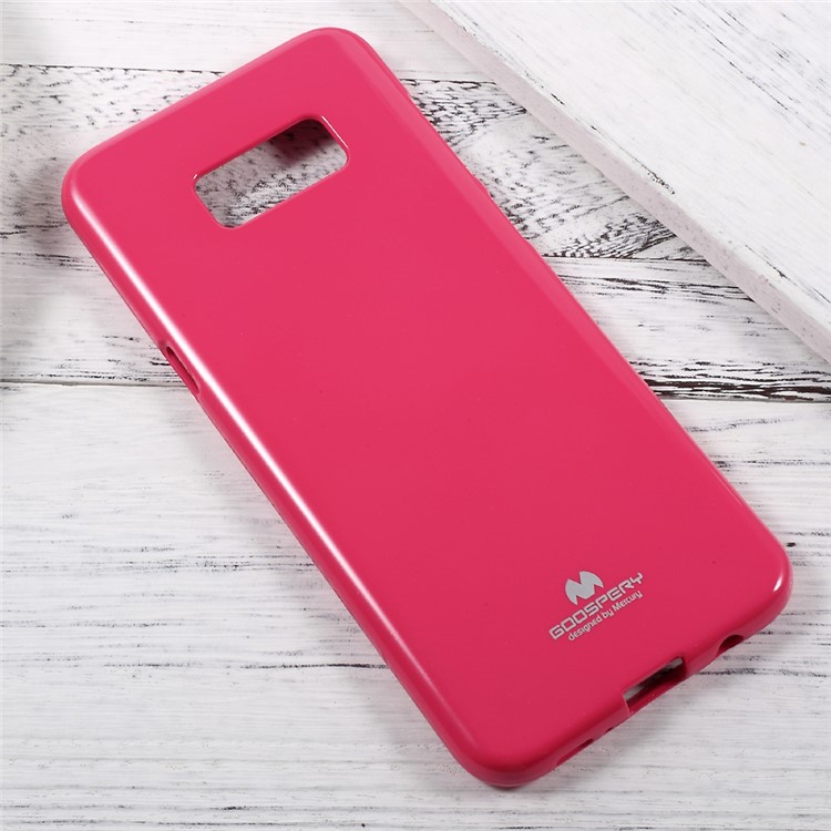 MERCURY GOOSPERY Flash Powder TPU Soft Case for Samsung Galaxy S8 - Rose-2